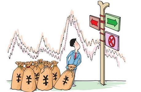 下跌中出現放量陰線