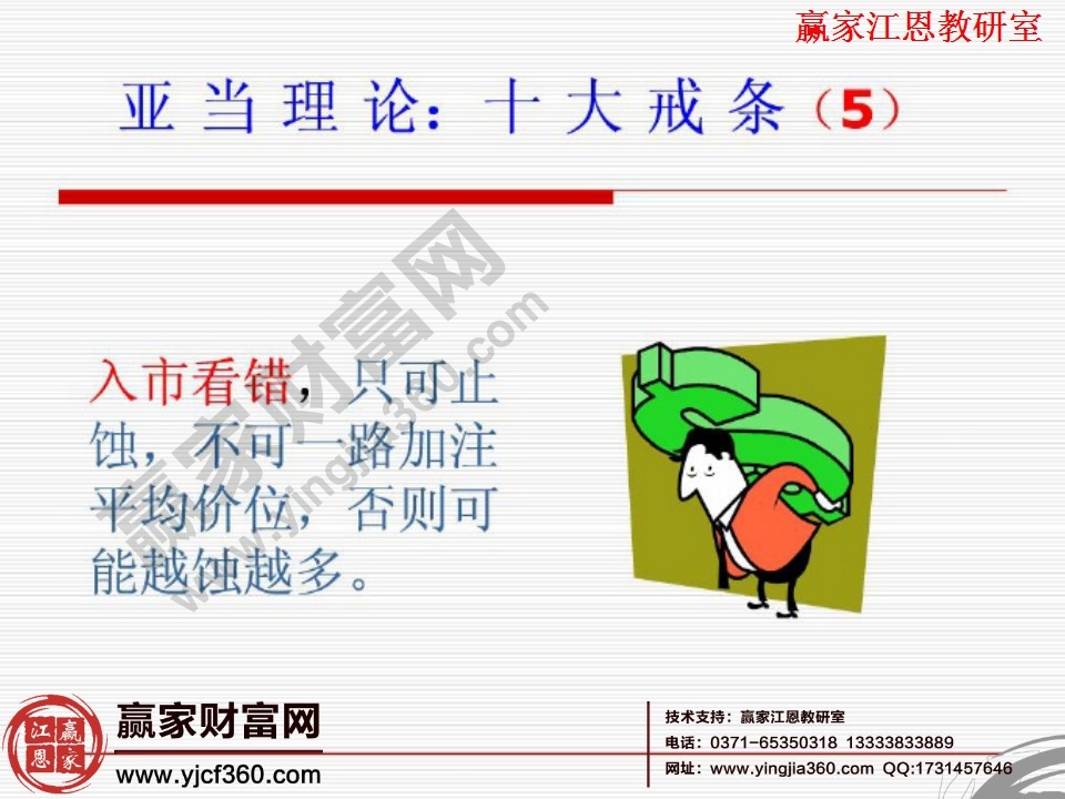 入市看錯，只能止損，不可一路加注平均價位，否則可能月損越多